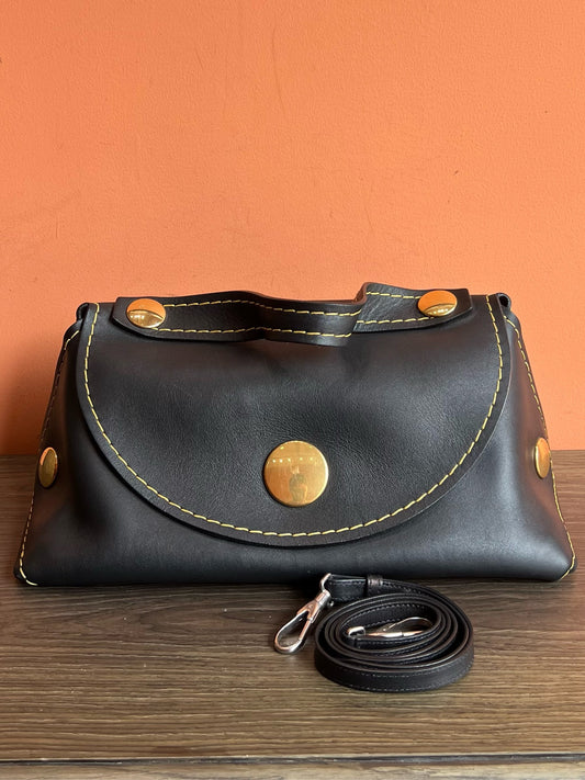 Celine - Orb Ribit - Leather - Black