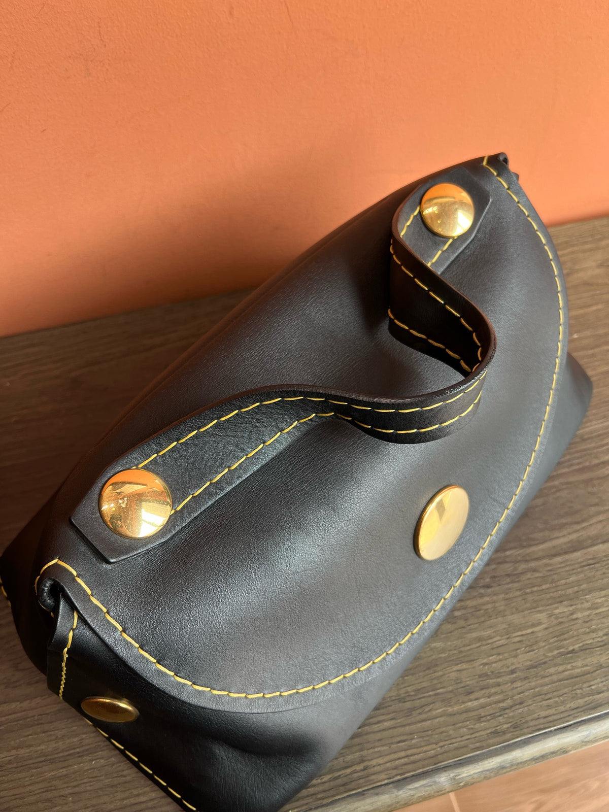Celine - Orb Ribit - Leather - Black