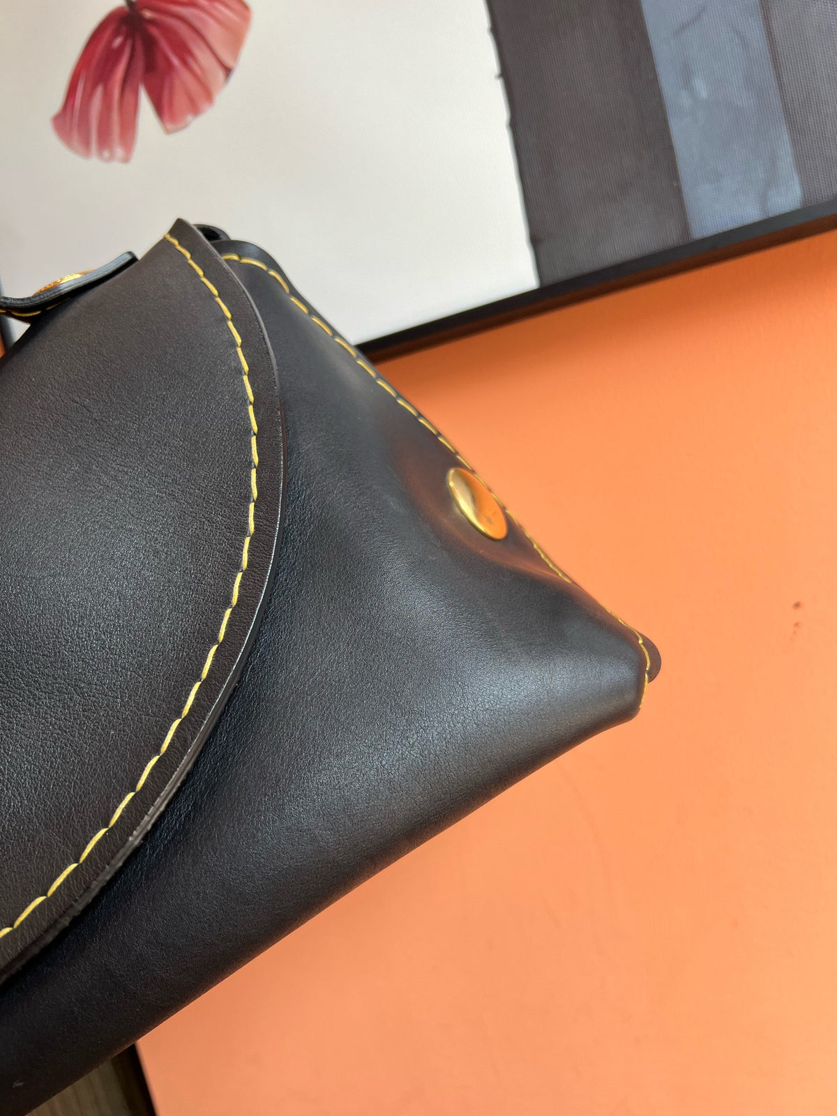 Celine - Orb Ribit - Leather - Black