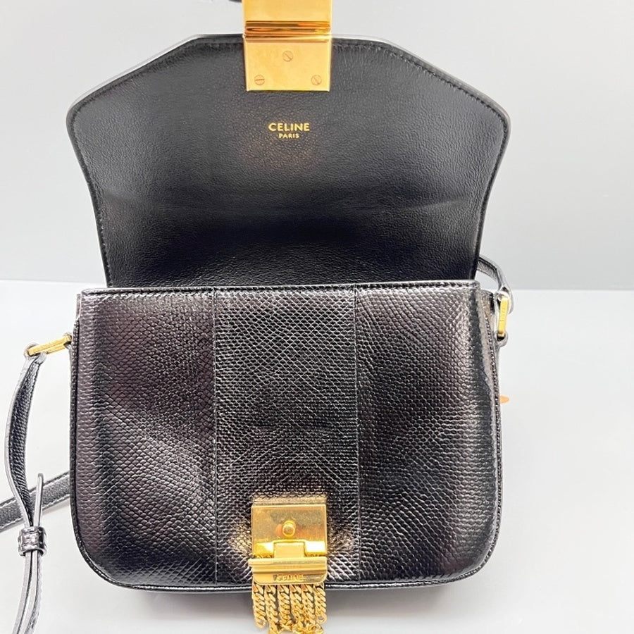 Celine - Other - Exotic leathers - Lizard - Black - (mini)