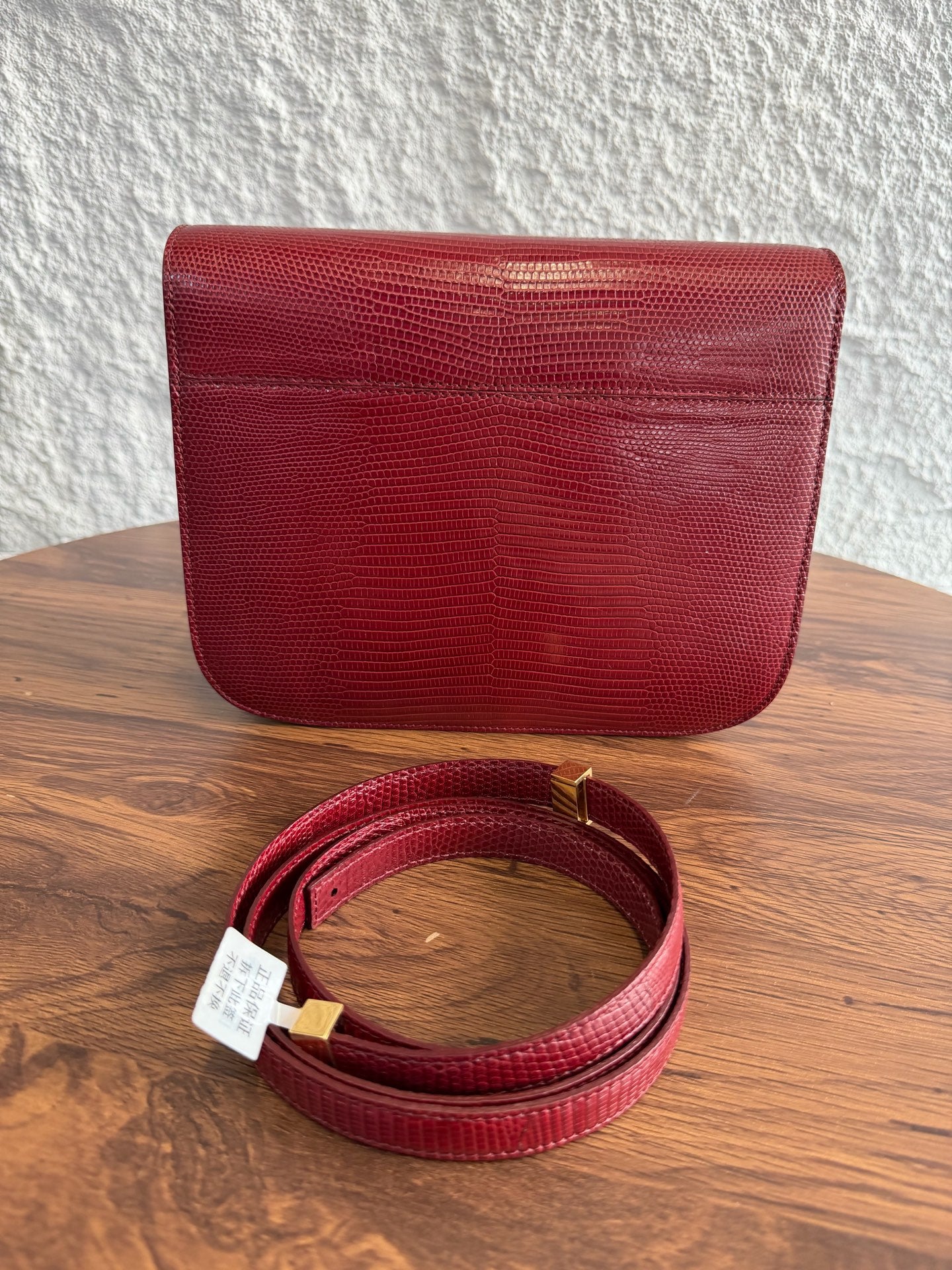 Celine - Other - Exotic leathers - Lizard - Red - (medium)