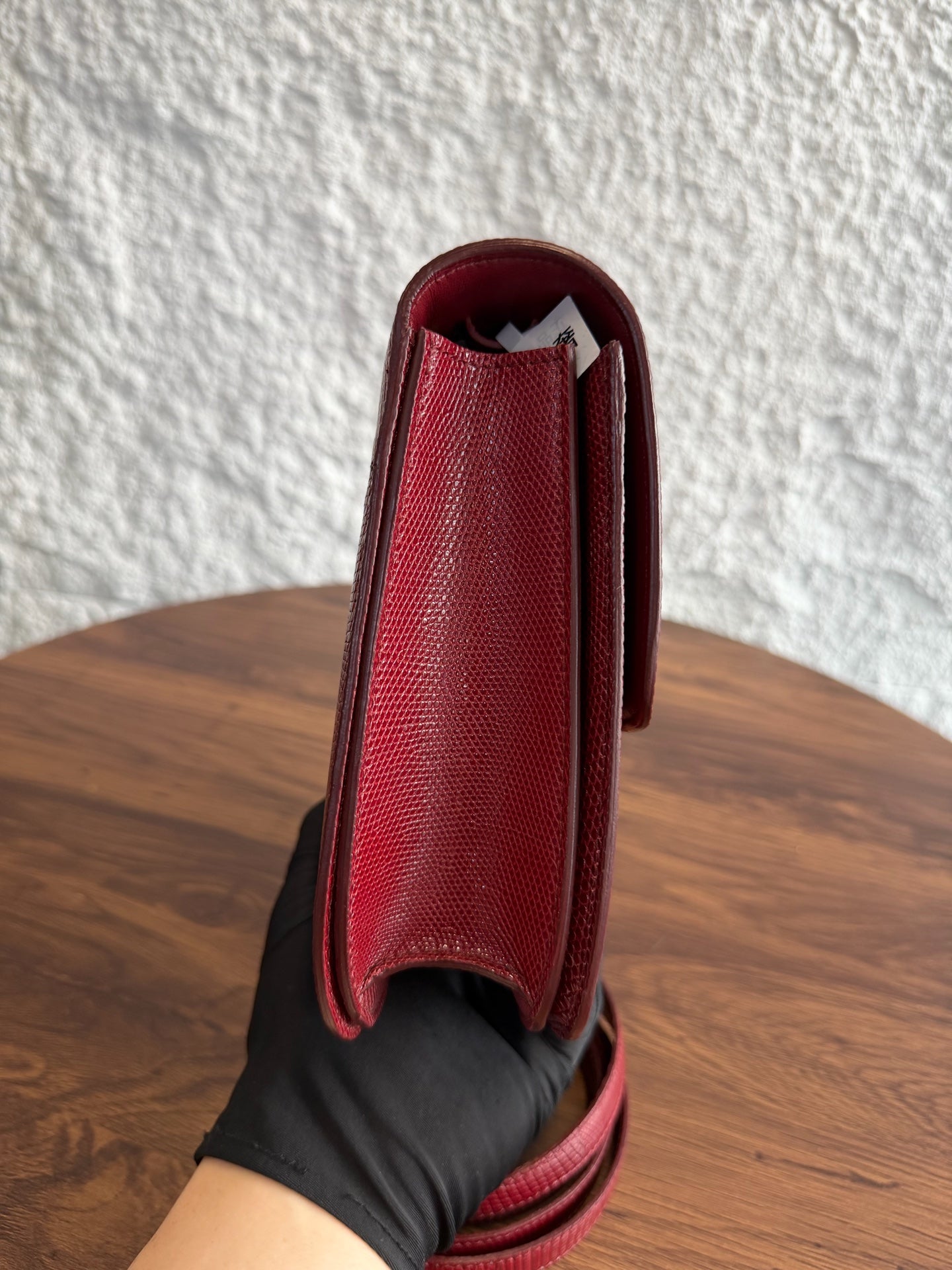 Celine - Other - Exotic leathers - Lizard - Red - (medium)