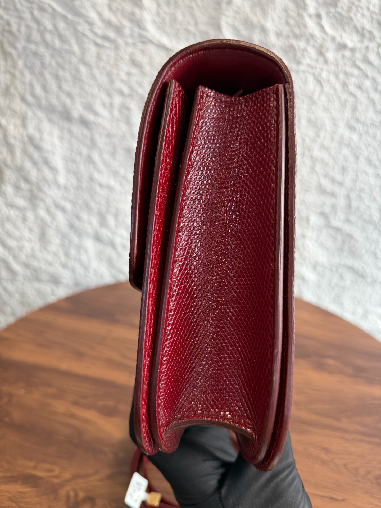 Celine - Other - Exotic leathers - Lizard - Red - (medium)