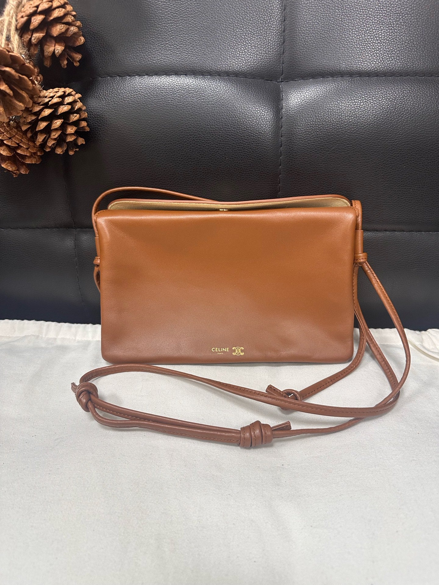 Celine - Other - Leather - Camel - (small)