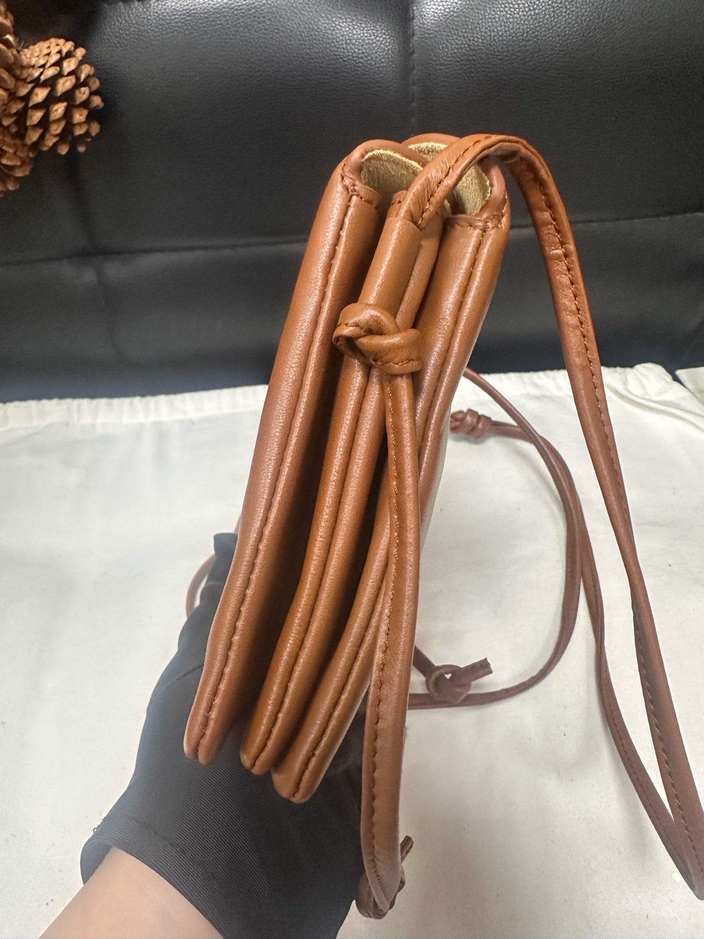 Celine - Other - Leather - Camel - (small)
