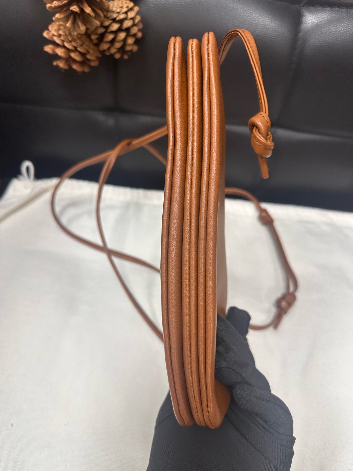 Celine - Other - Leather - Camel - (small)