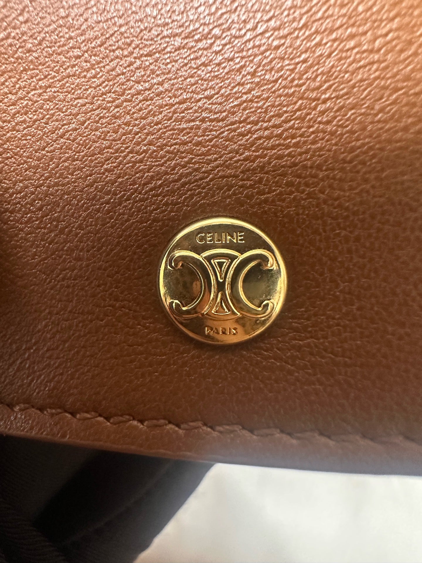 Celine - Other - Leather - Camel - (small)