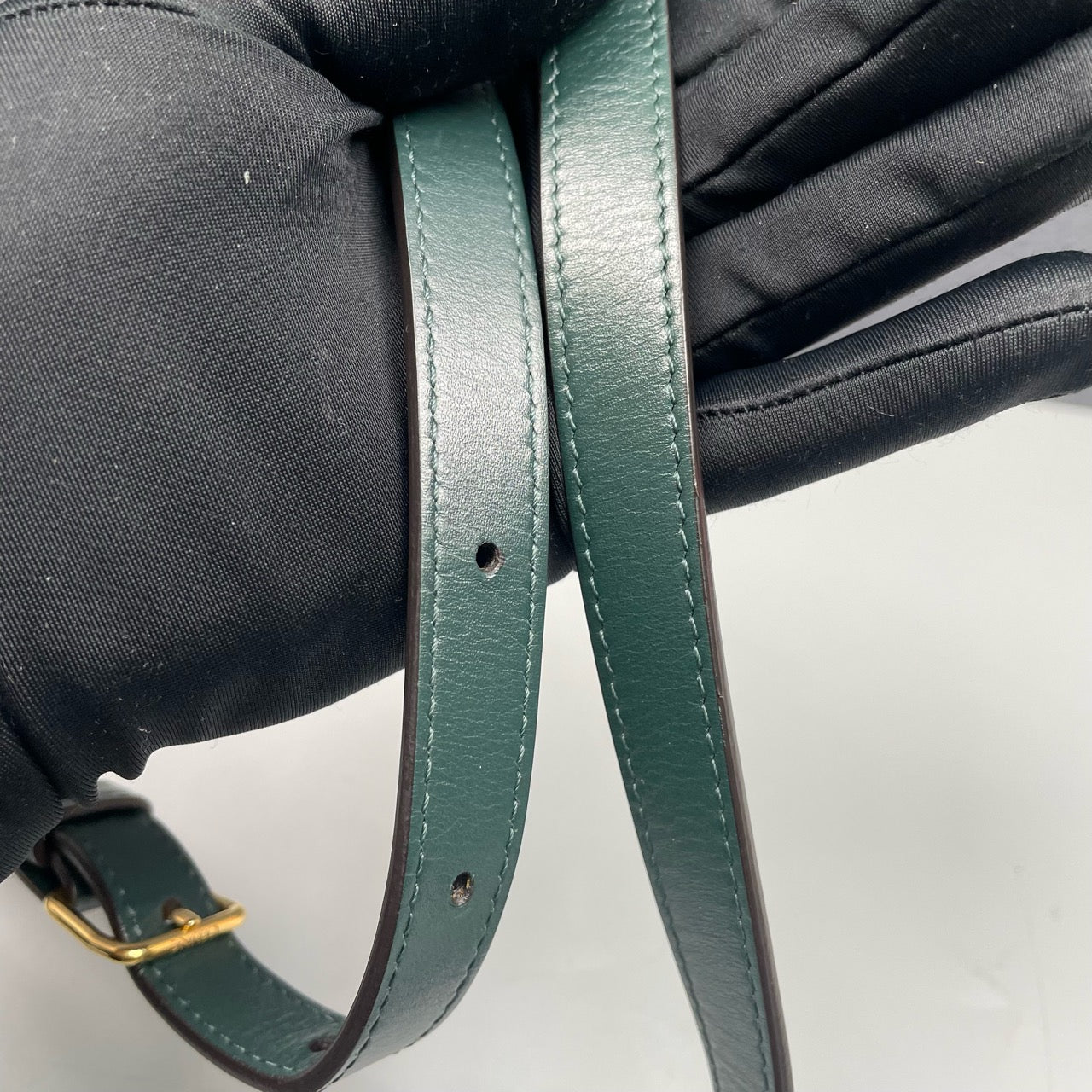 Celine - Other - Leather - Dark Green with Gold-Tone Hardware - (small)
