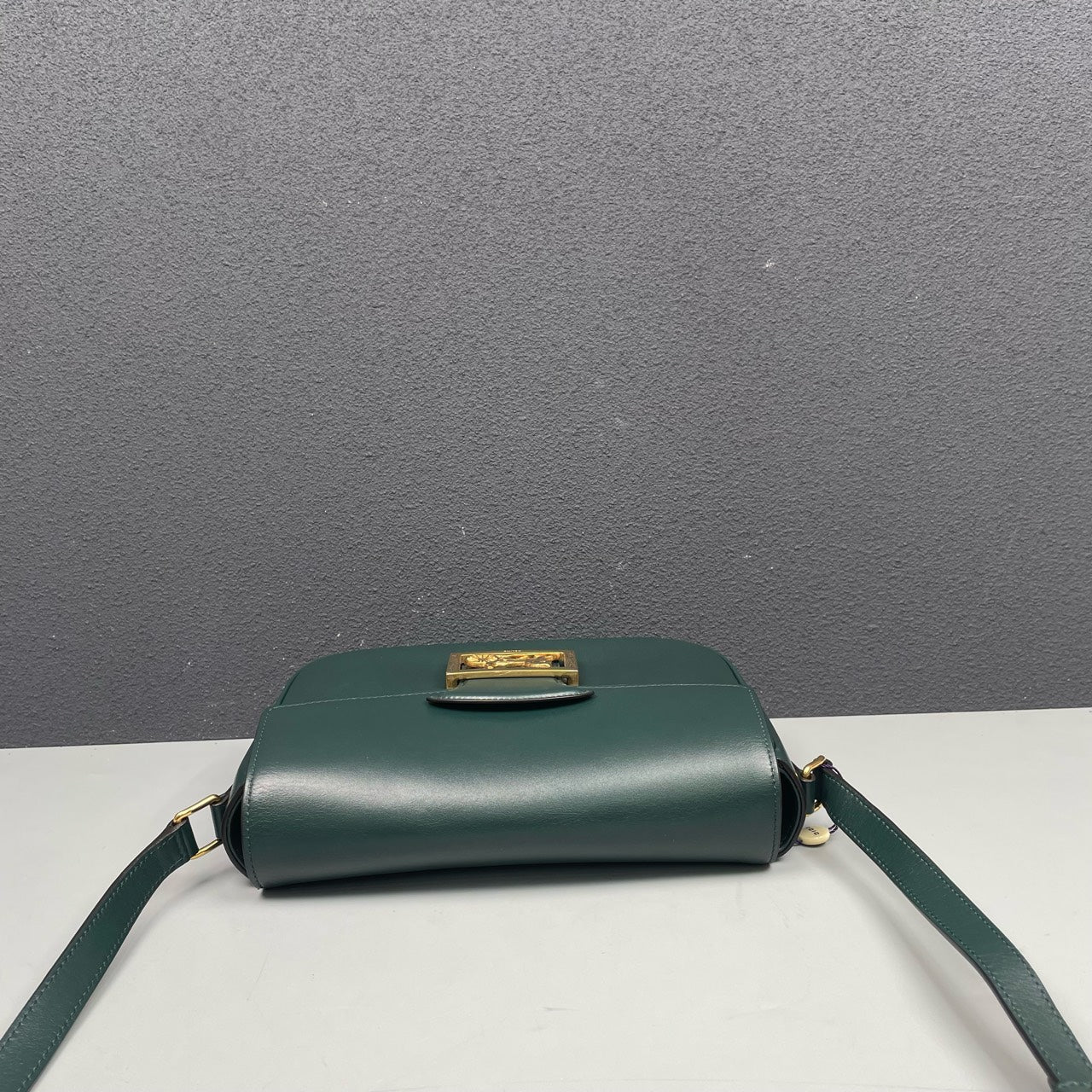Celine - Other - Leather - Dark Green with Gold-Tone Hardware - (small)