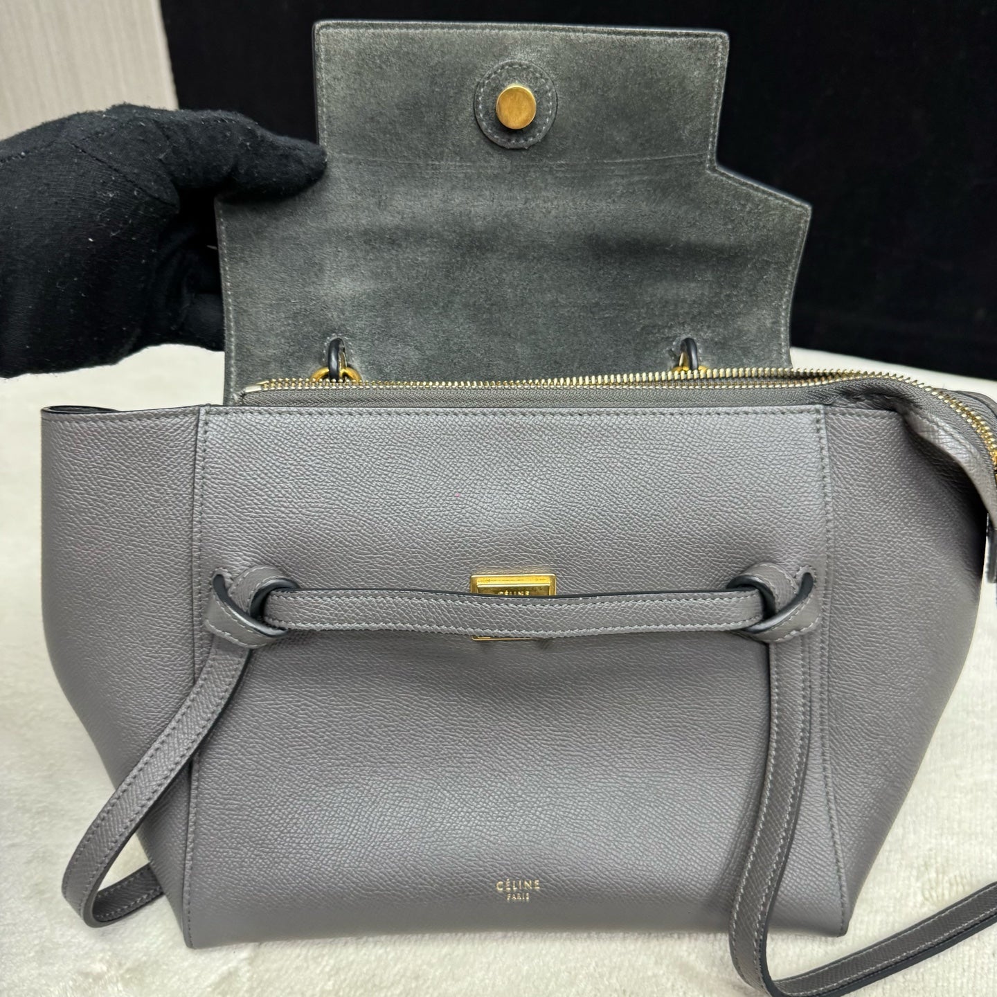 Celine - Other - Leather - Grey - (medium)
