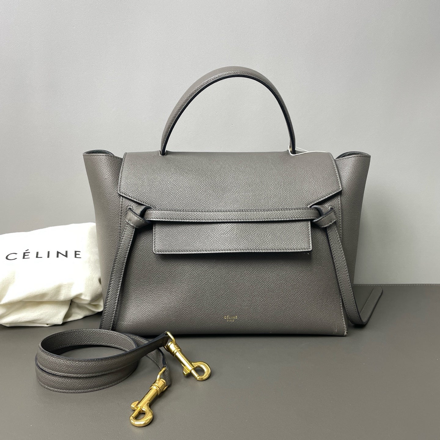 Celine - Other - Leather - Grey - (Micro)
