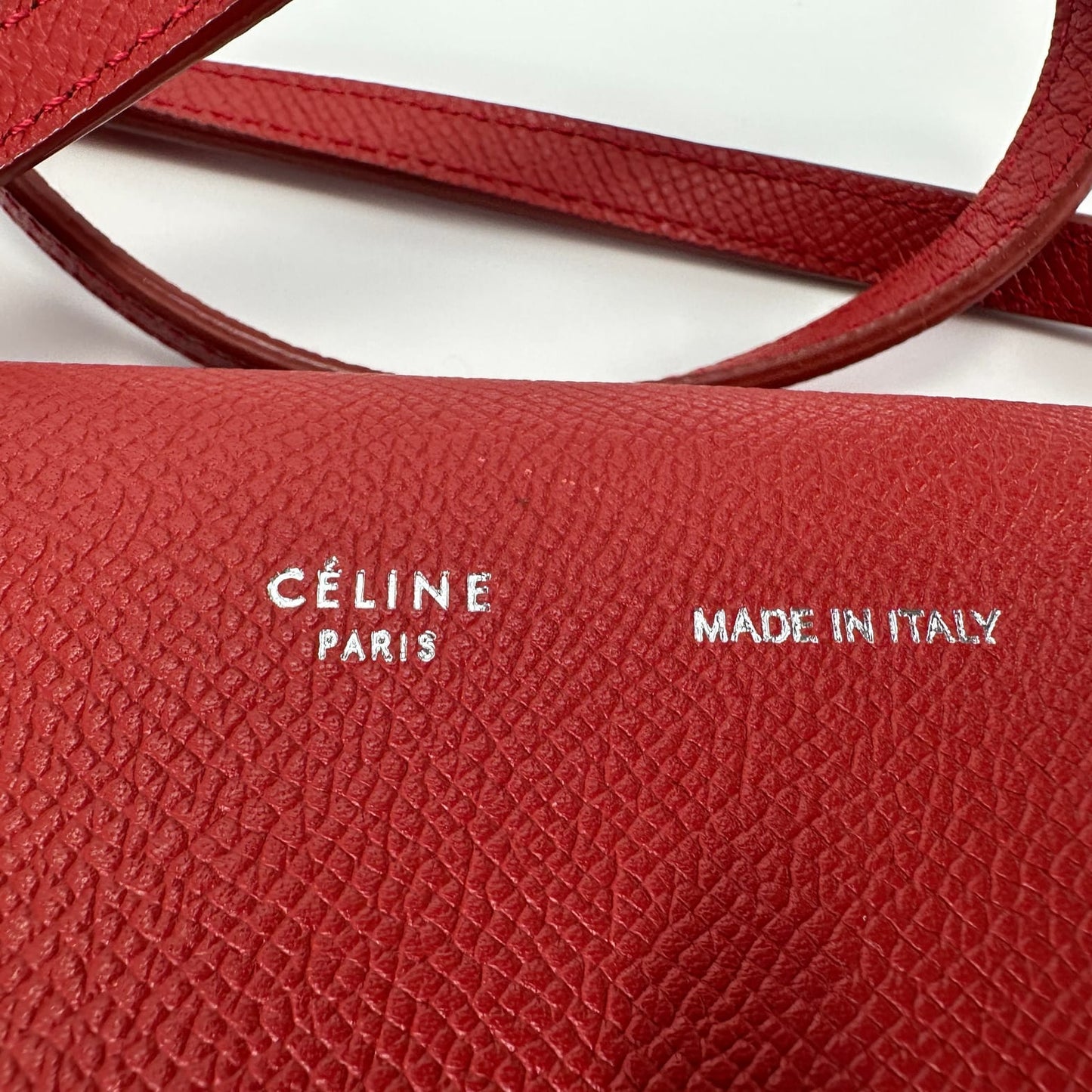 Celine - Other - Leather - Red - (mini)