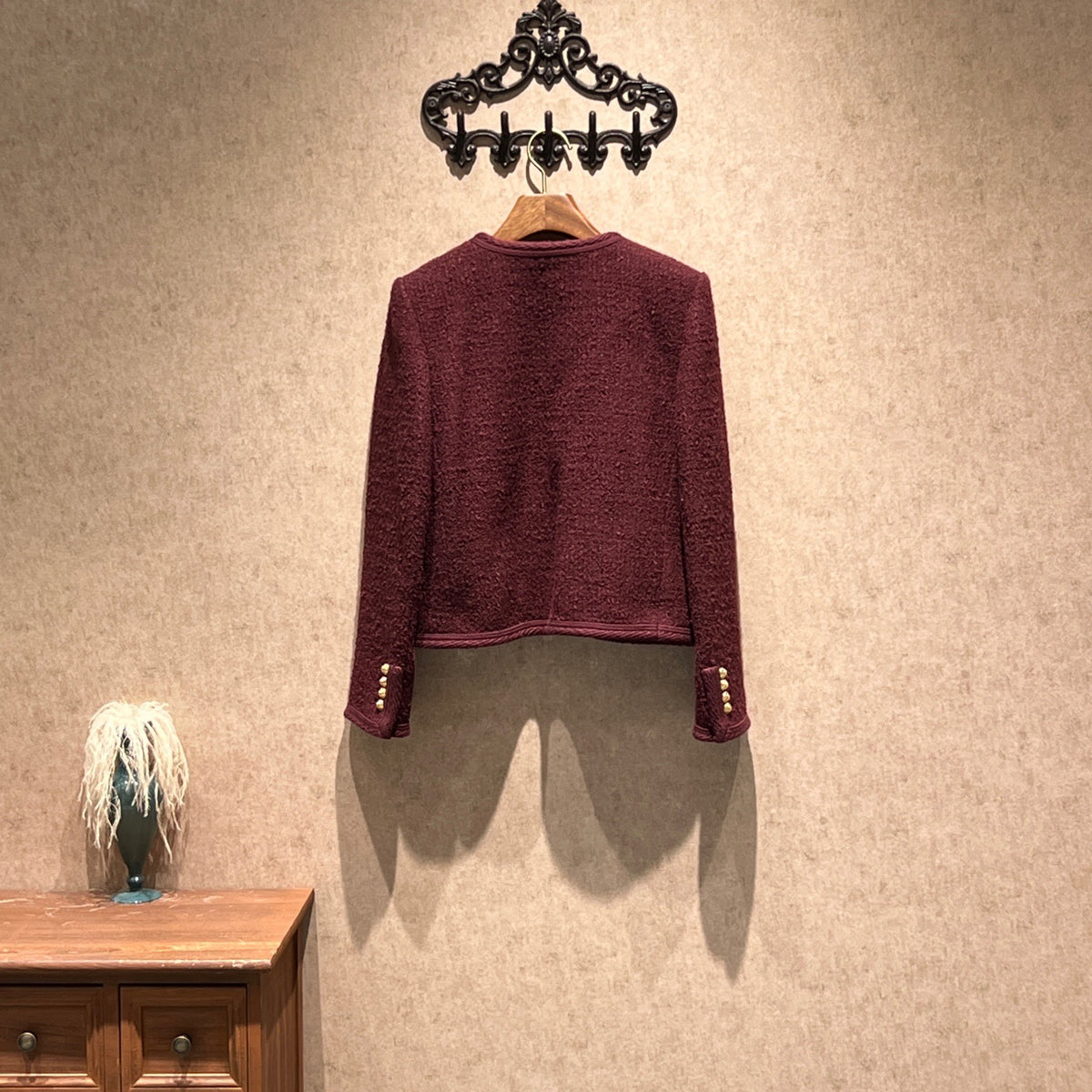 Céline - Other - Wool - Burgundy - (36)