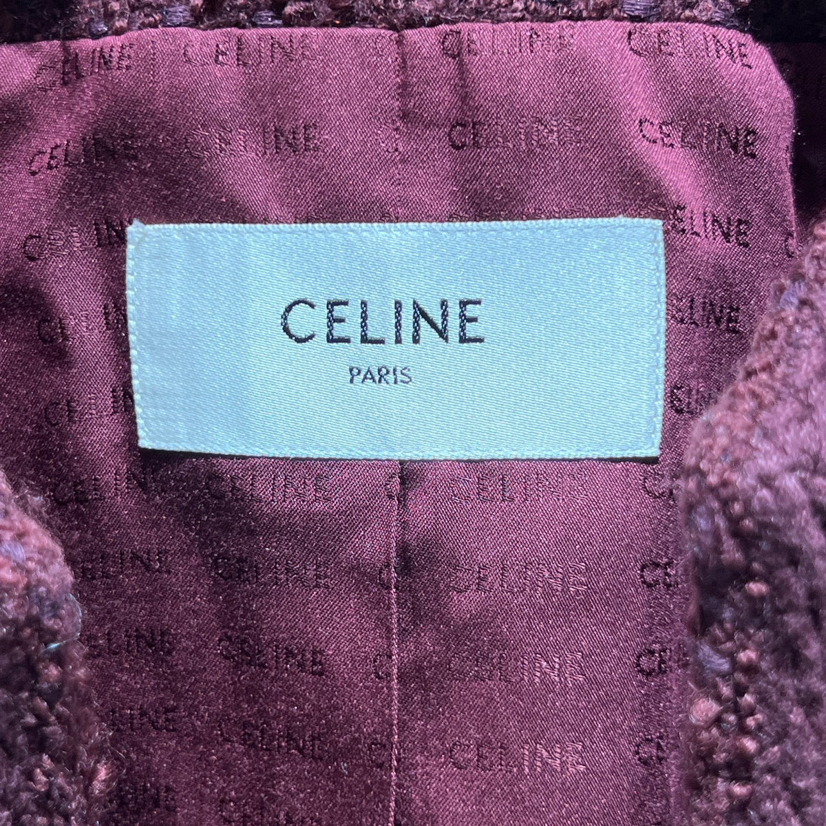 Céline - Other - Wool - Burgundy - (36)