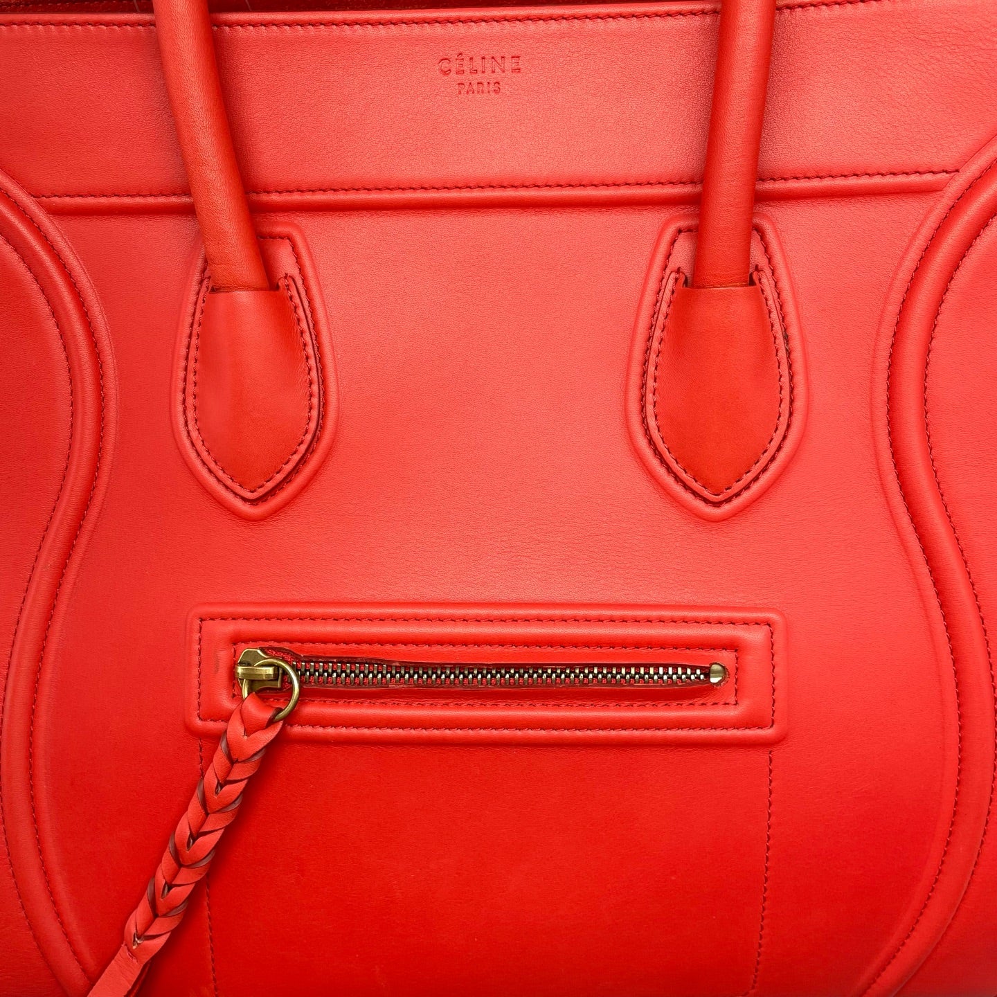 Celine - Phantom - Leather - Red - (medium)
