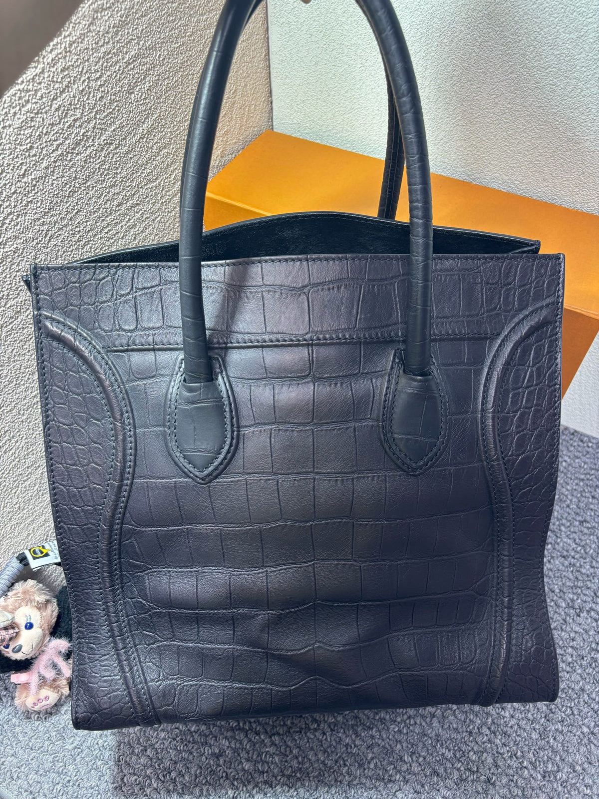 Celine - Phantom Luggage - Leather - Black