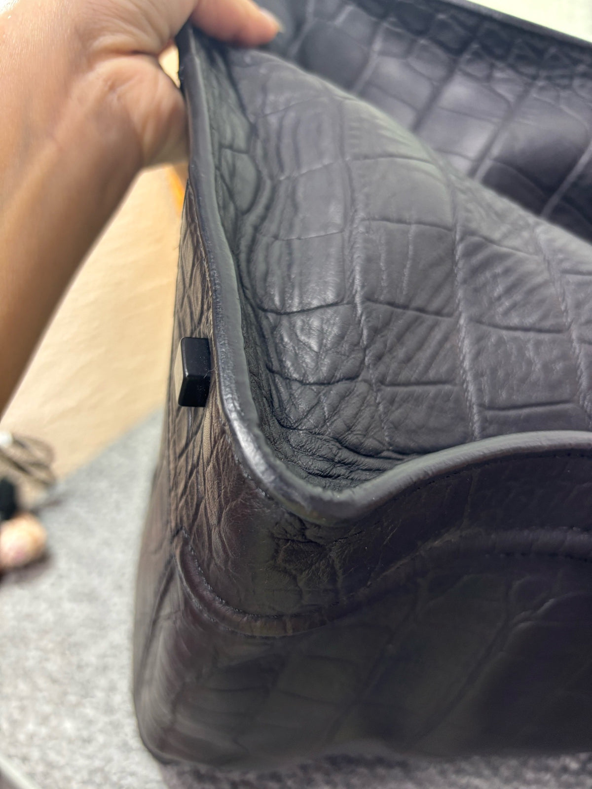 Celine - Phantom Luggage - Leather - Black