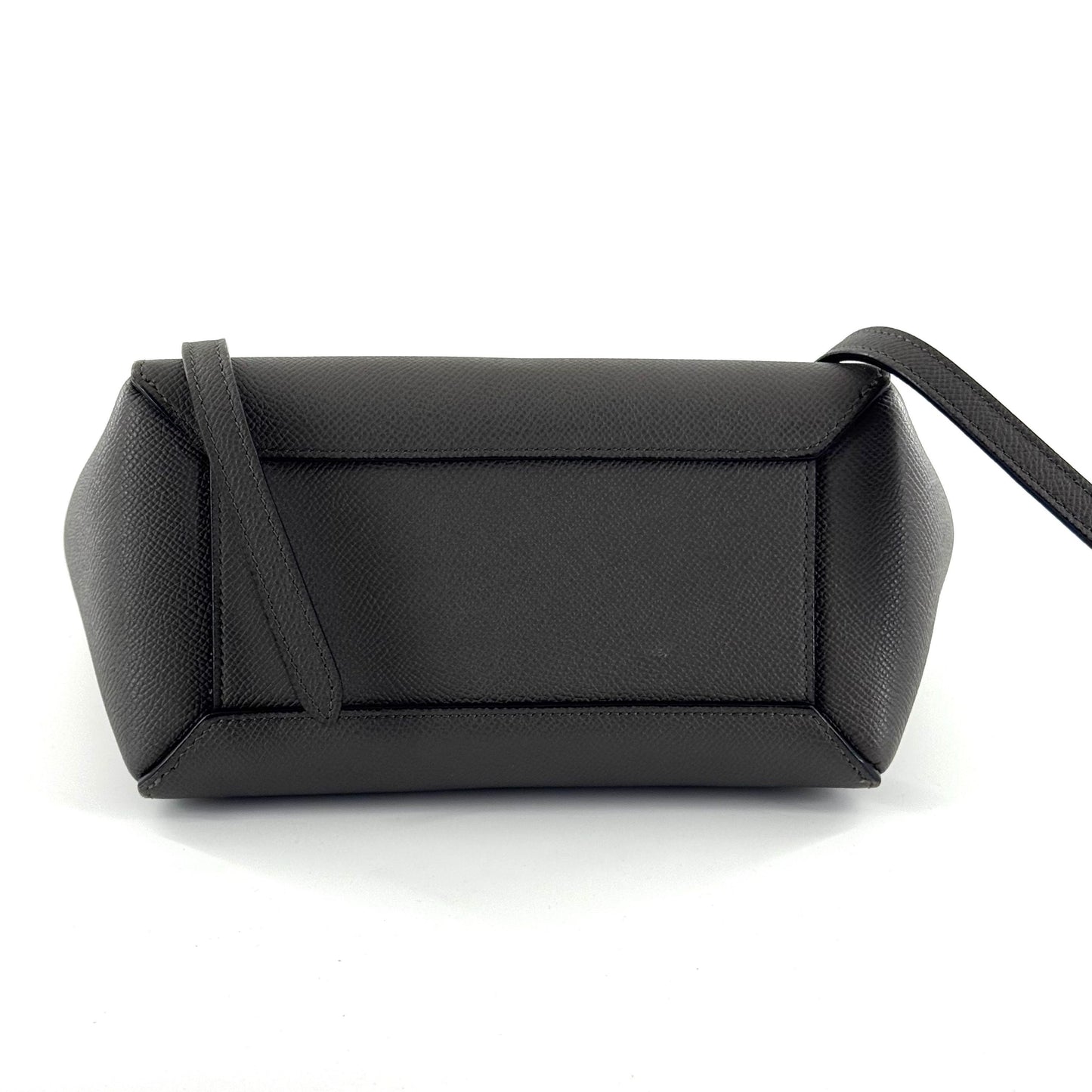 Celine - Pico Belt Bag - Grained calfskin leather - Dark Grey - (mini)