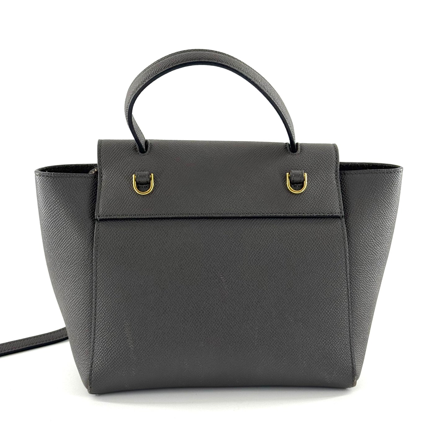 Celine - Pico Belt Bag - Grained calfskin leather - Dark Grey - (mini)