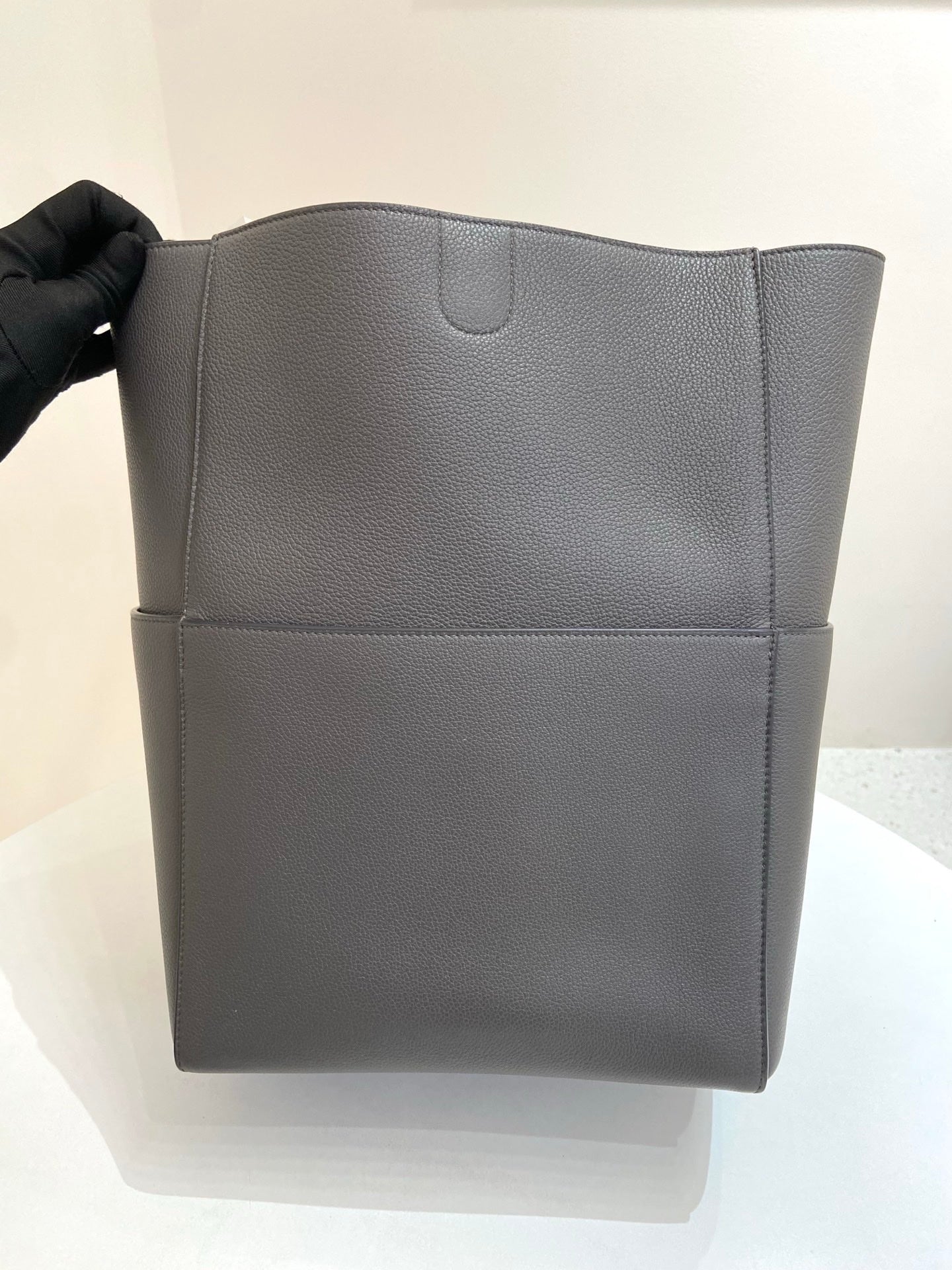 Celine - Sangle - Leather - Grey - (medium)