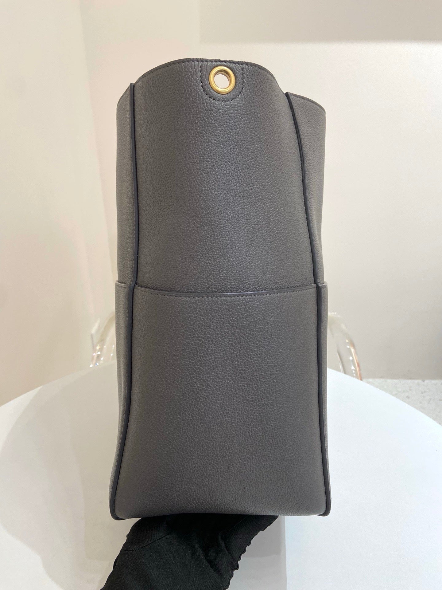 Celine - Sangle - Leather - Grey - (medium)