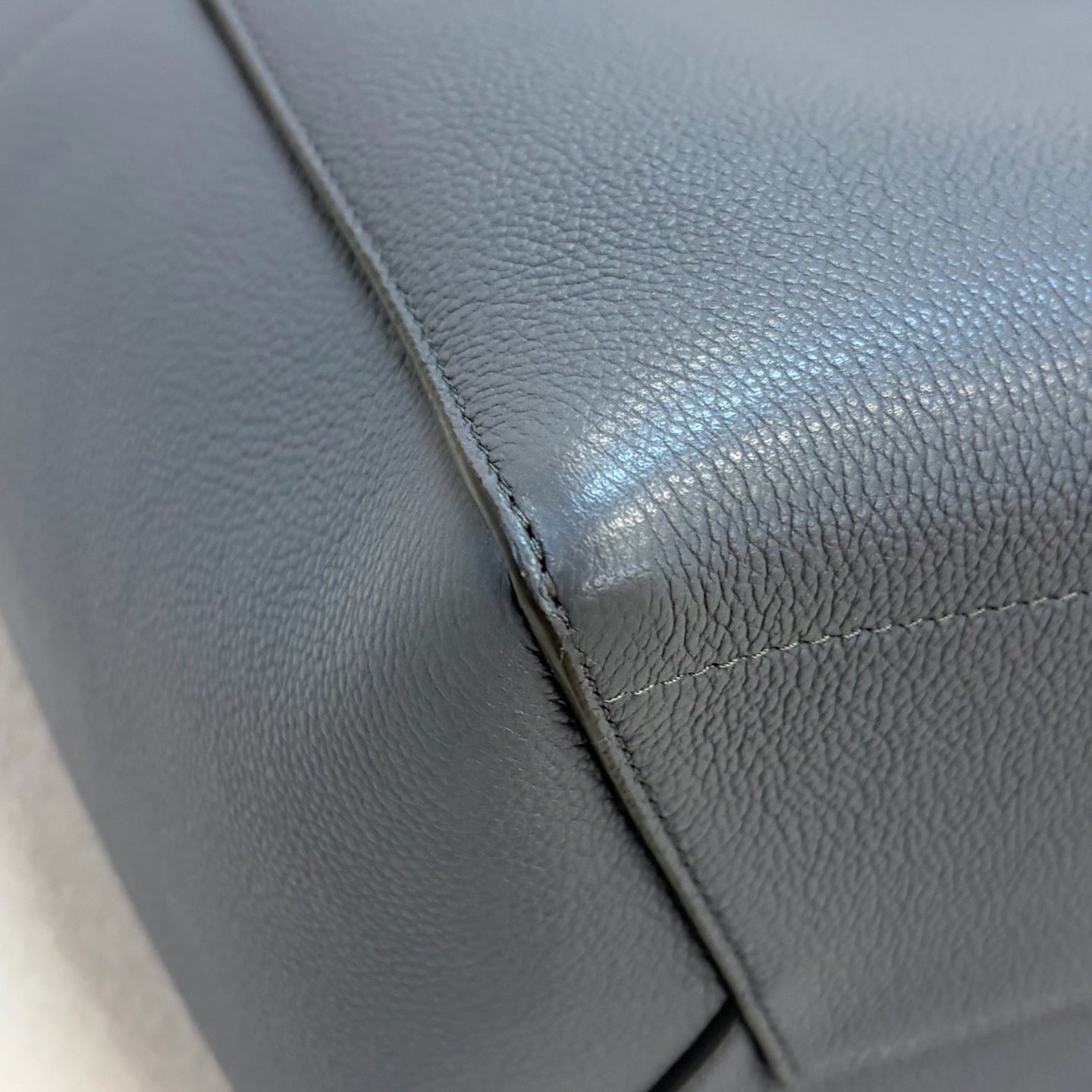 Celine - Sangle - Leather - Grey - (medium)