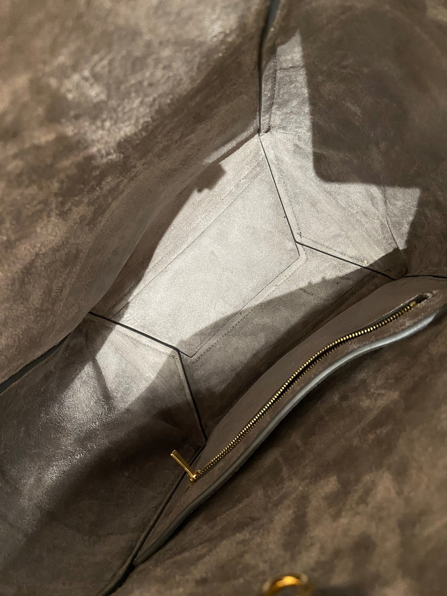 Celine - Sangle - Leather - Grey - (medium)