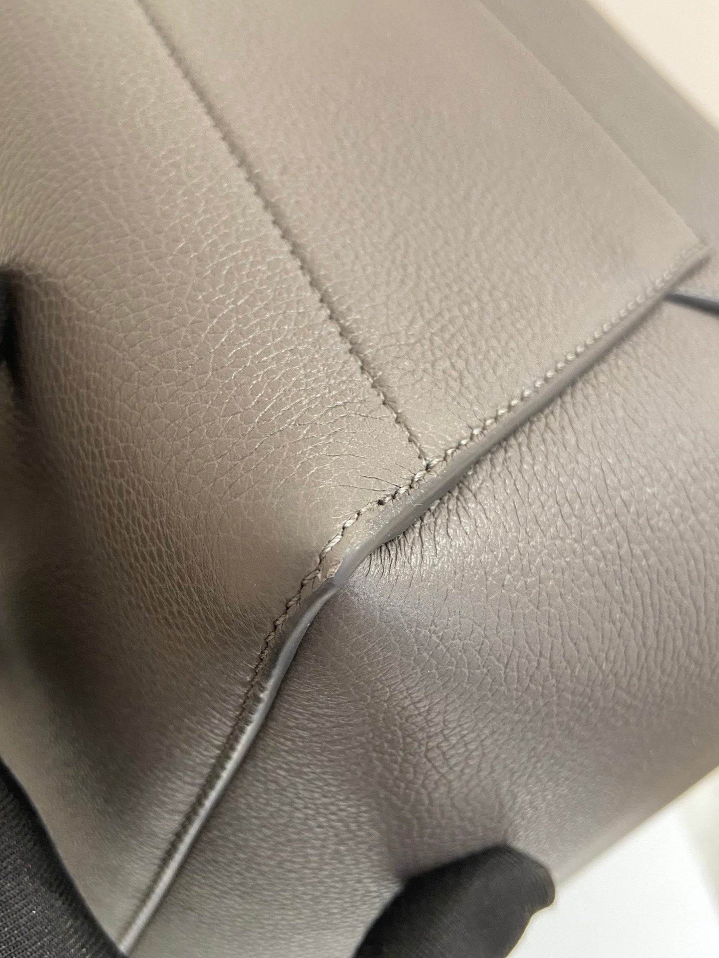 Celine - Sangle - Leather - Grey - (medium)