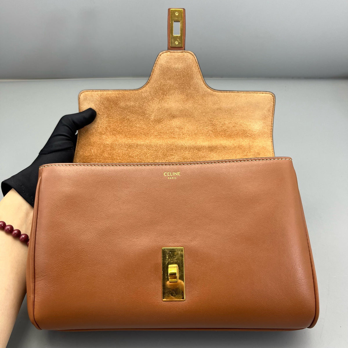 Celine - Soft 16 Small - Leather - Brown - (small)