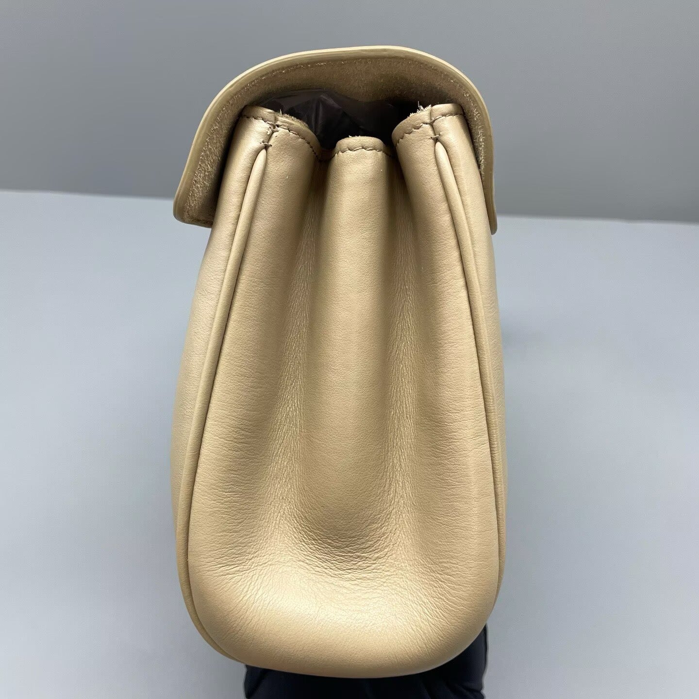 Celine - Soft 16 - Smooth calfskin leather - Milk tea beige with Gold-Tone Hardware - (small)
