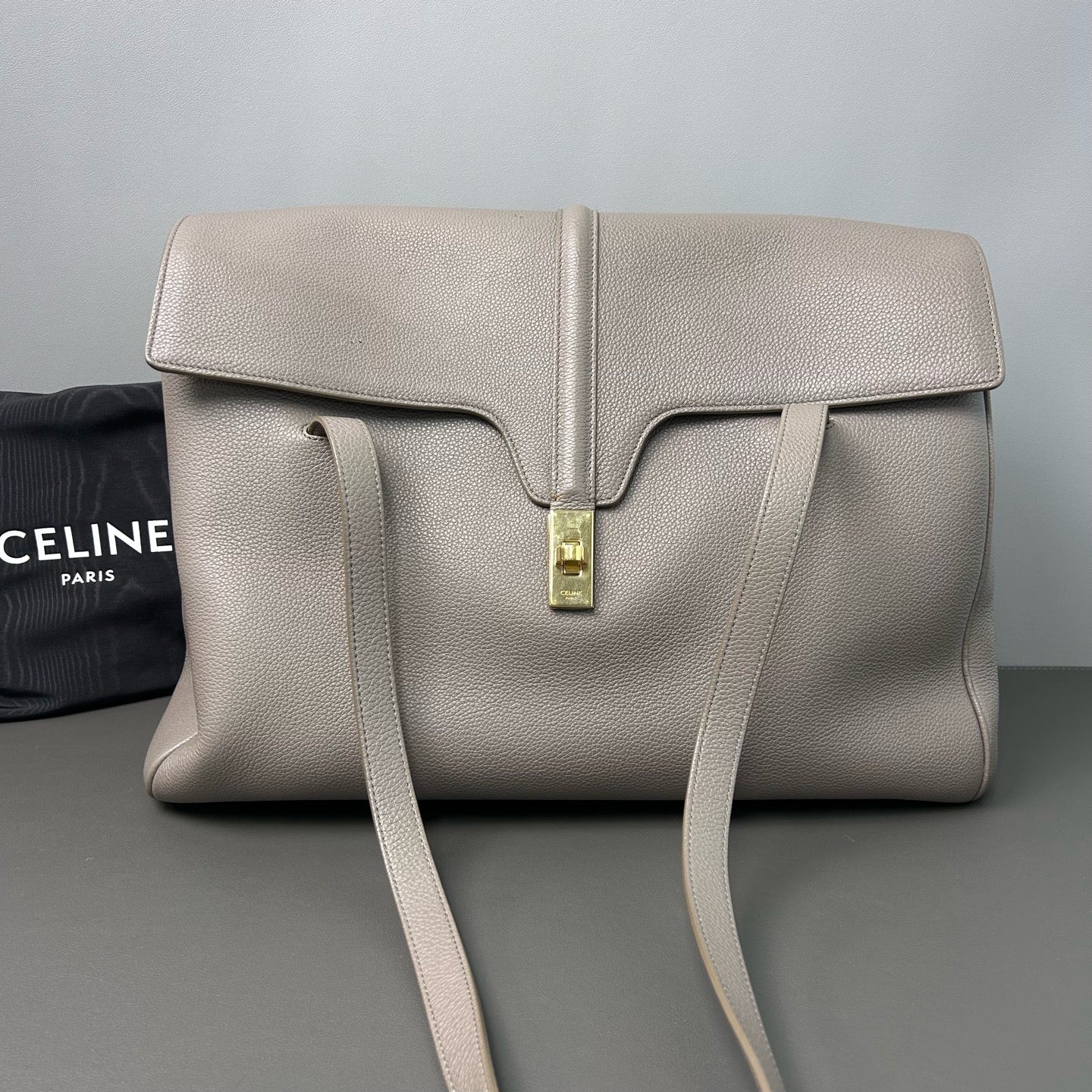 Celine - Soft Tote - Leather - Grey - (medium)