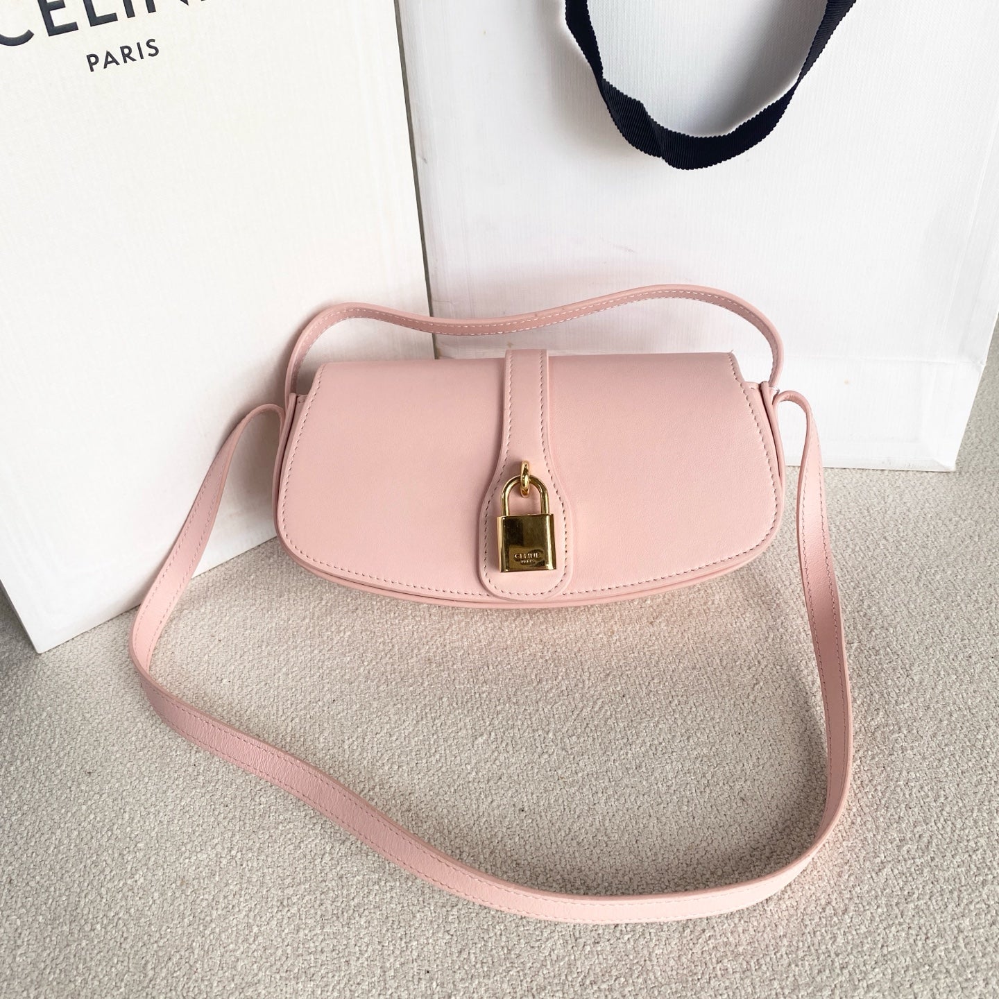 Celine - Tabou - Leather - Pink - (small)