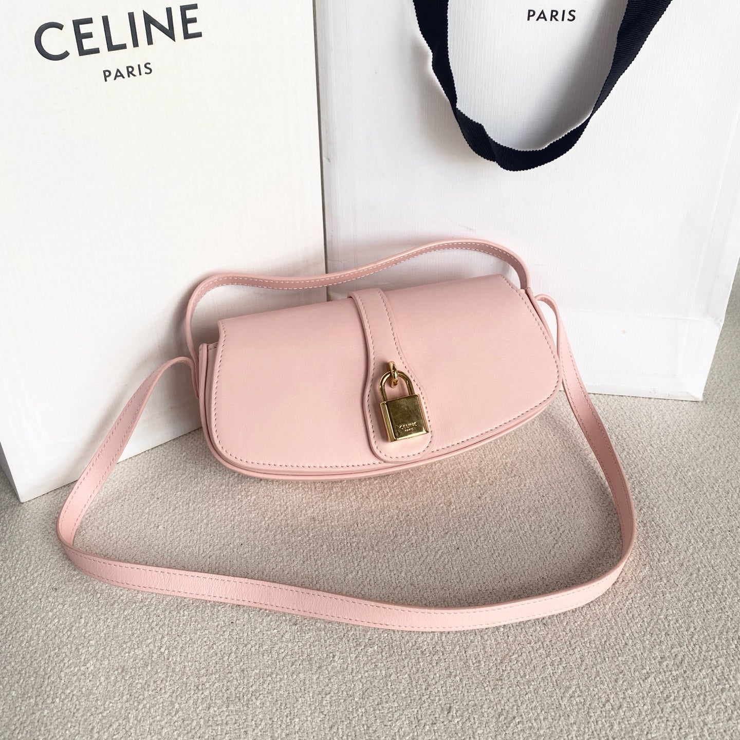 Celine - Tabou - Leather - Pink - (small)