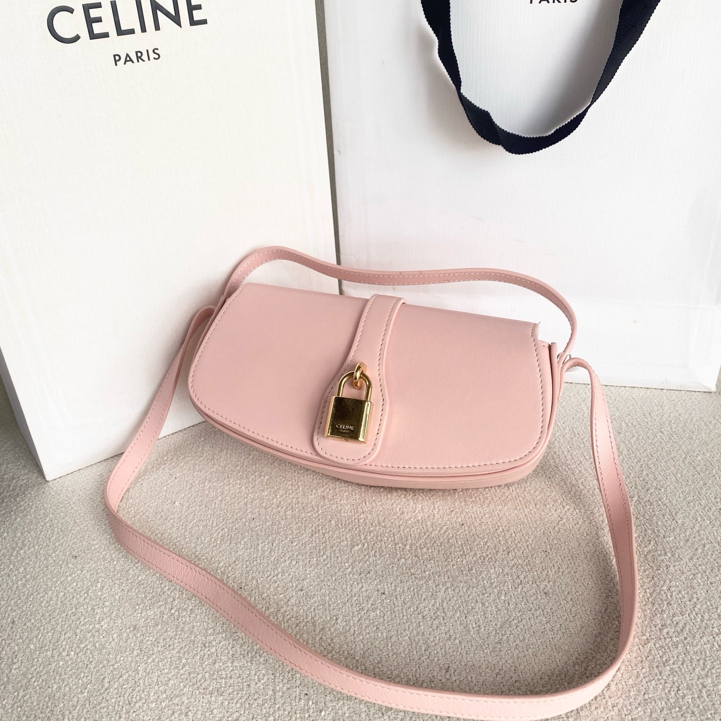 Celine - Tabou - Leather - Pink - (small)