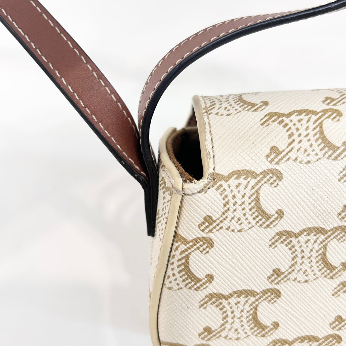 Celine - Tabou - Leather - White - (mini)