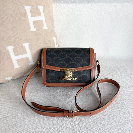 Celine - Teen Box - Leather - Brown - (small)