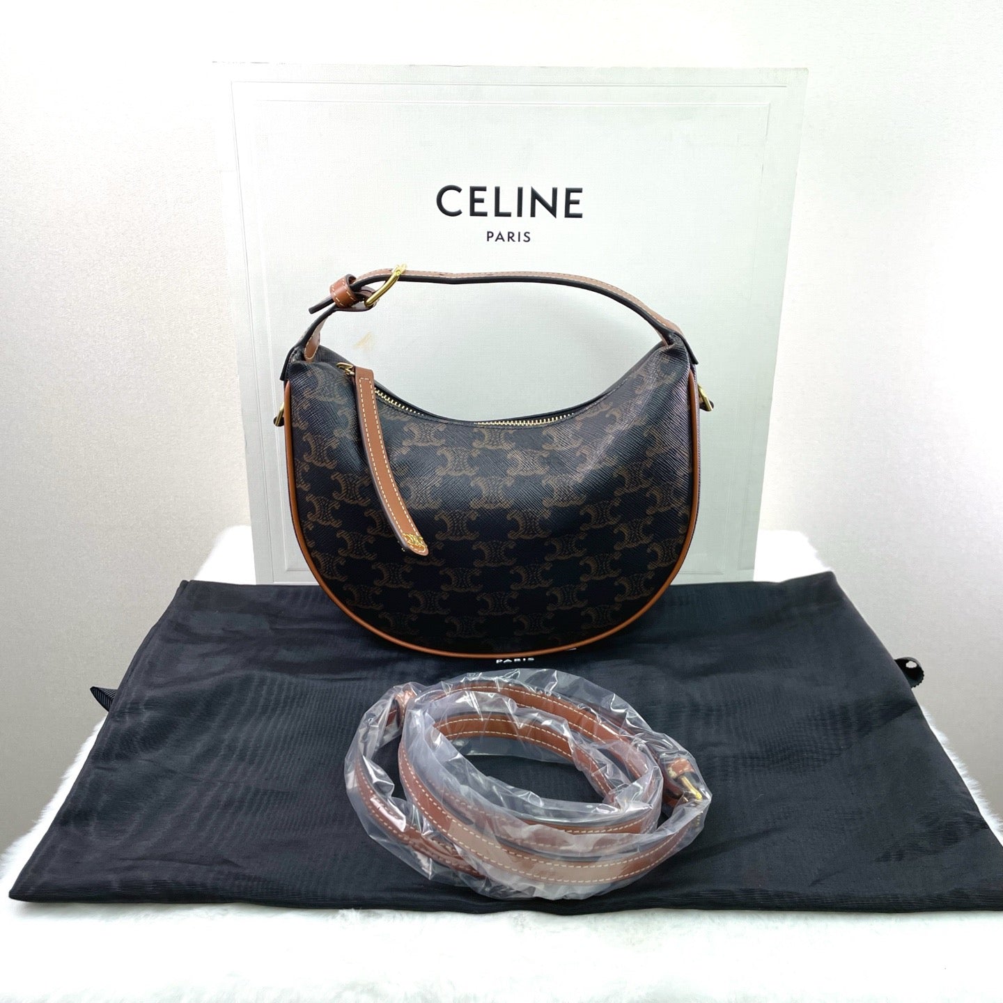 Celine - Teen Lulu - Leather - Brown - (mini)