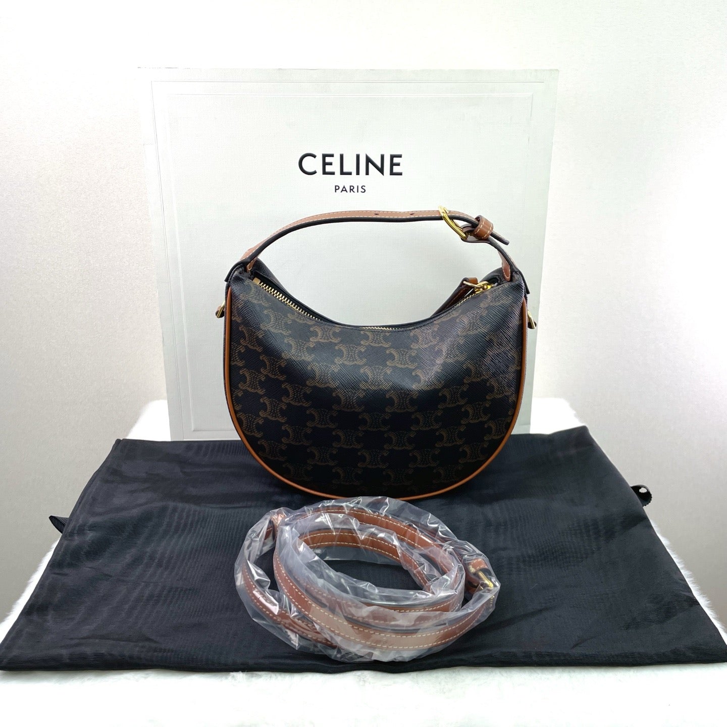 Celine - Teen Lulu - Leather - Brown - (mini)