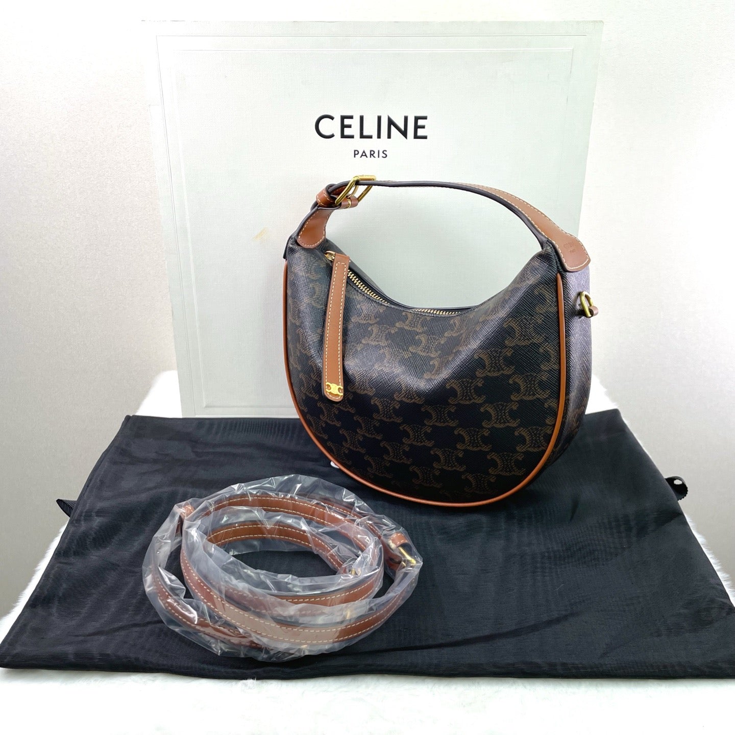Celine - Teen Lulu - Leather - Brown - (mini)