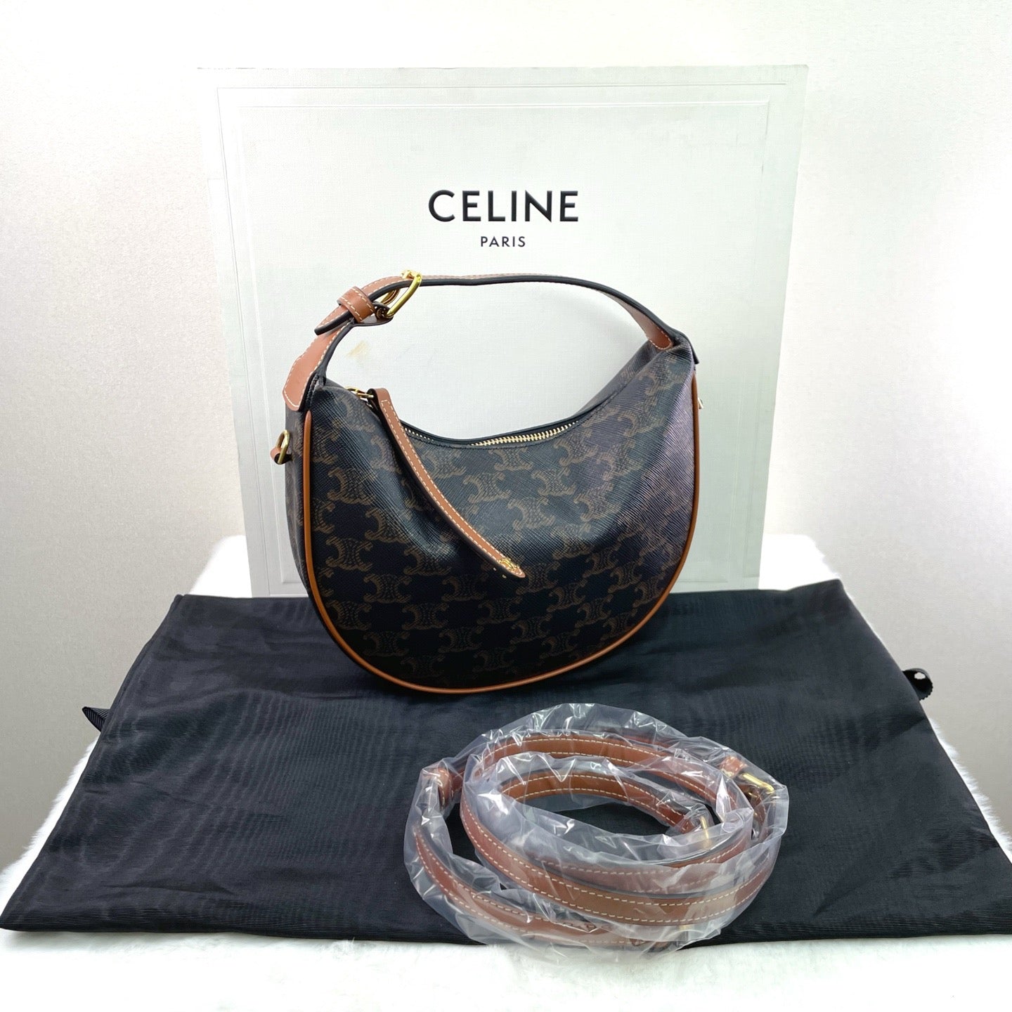 Celine - Teen Lulu - Leather - Brown - (mini)