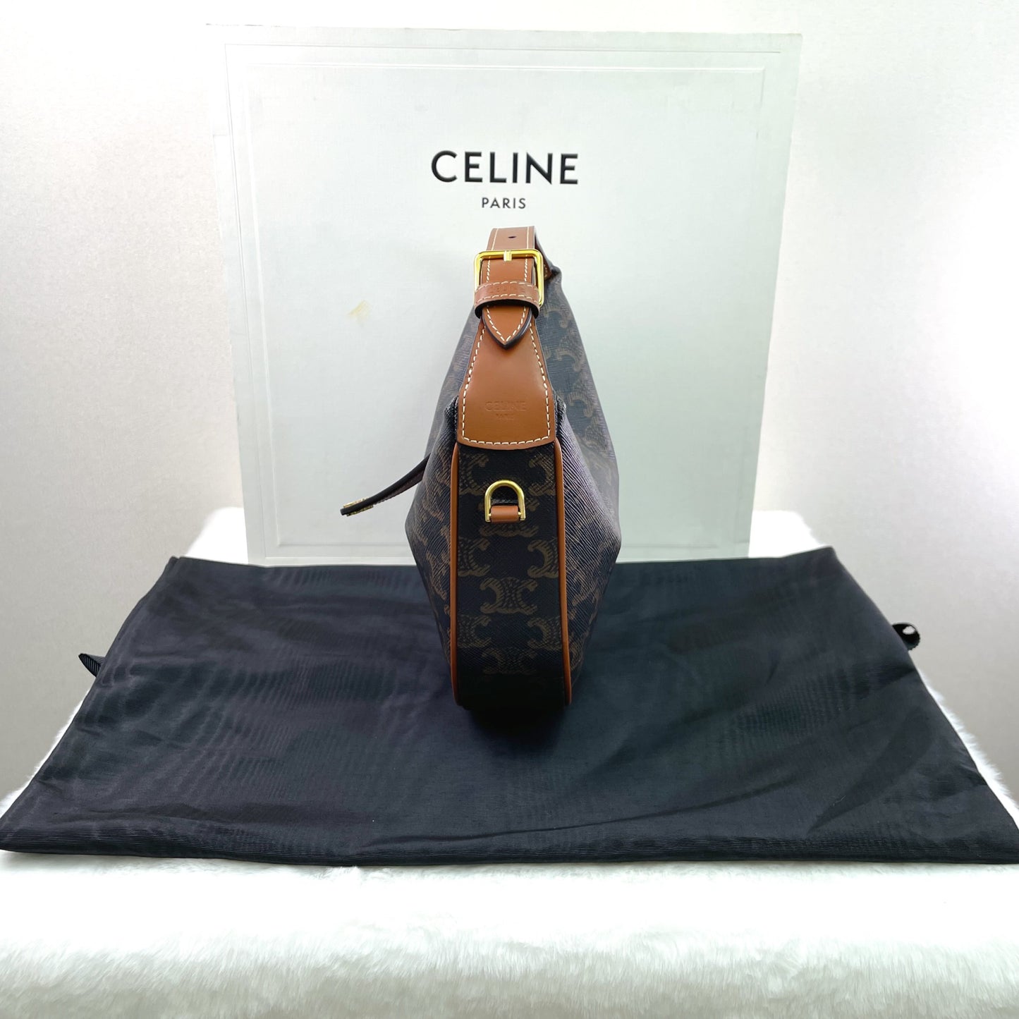 Celine - Teen Lulu - Leather - Brown - (mini)