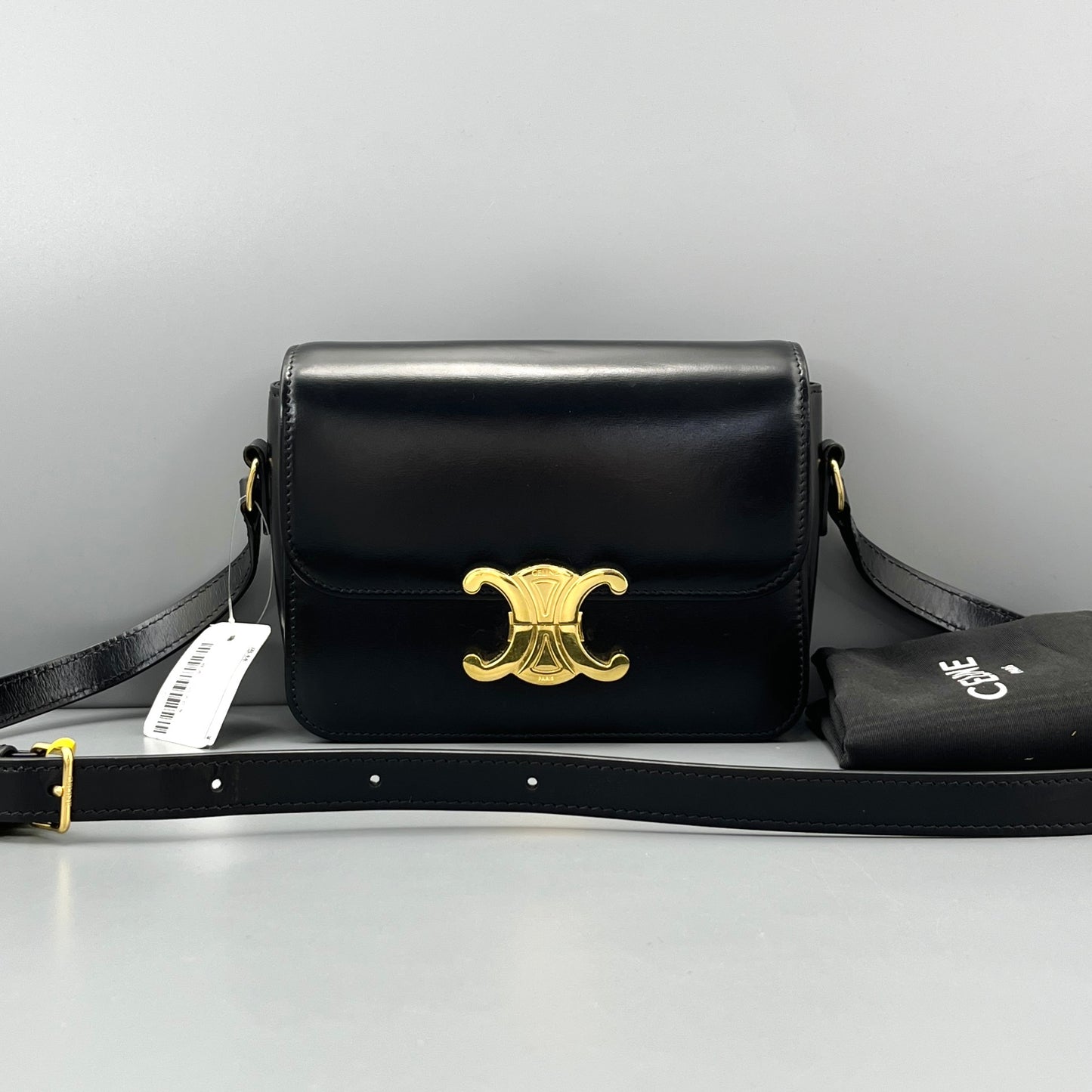 Celine - Teen Triomphe - Leather - Black