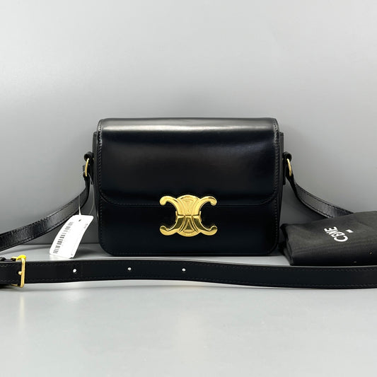Celine - Teen Triomphe - Leather - Black