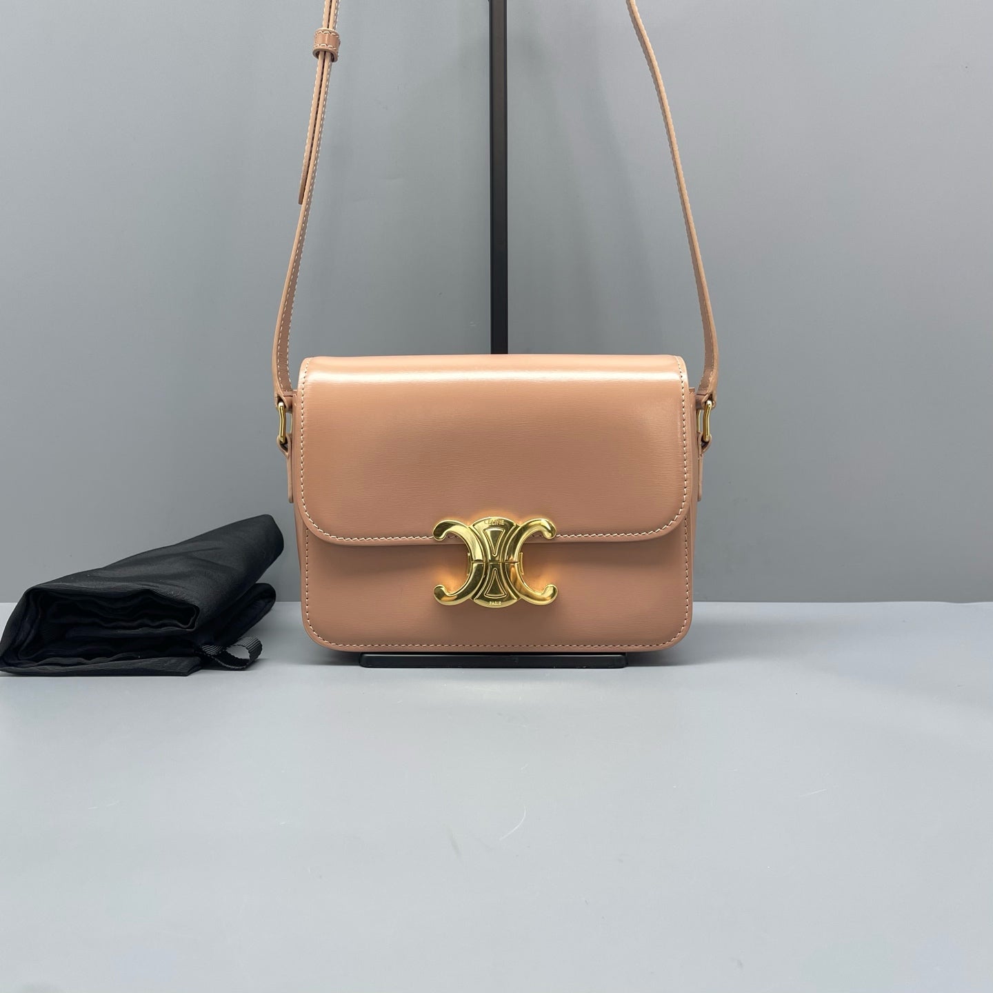 Celine - Teen Triomphe Bag - Leather - Pink - (mini)