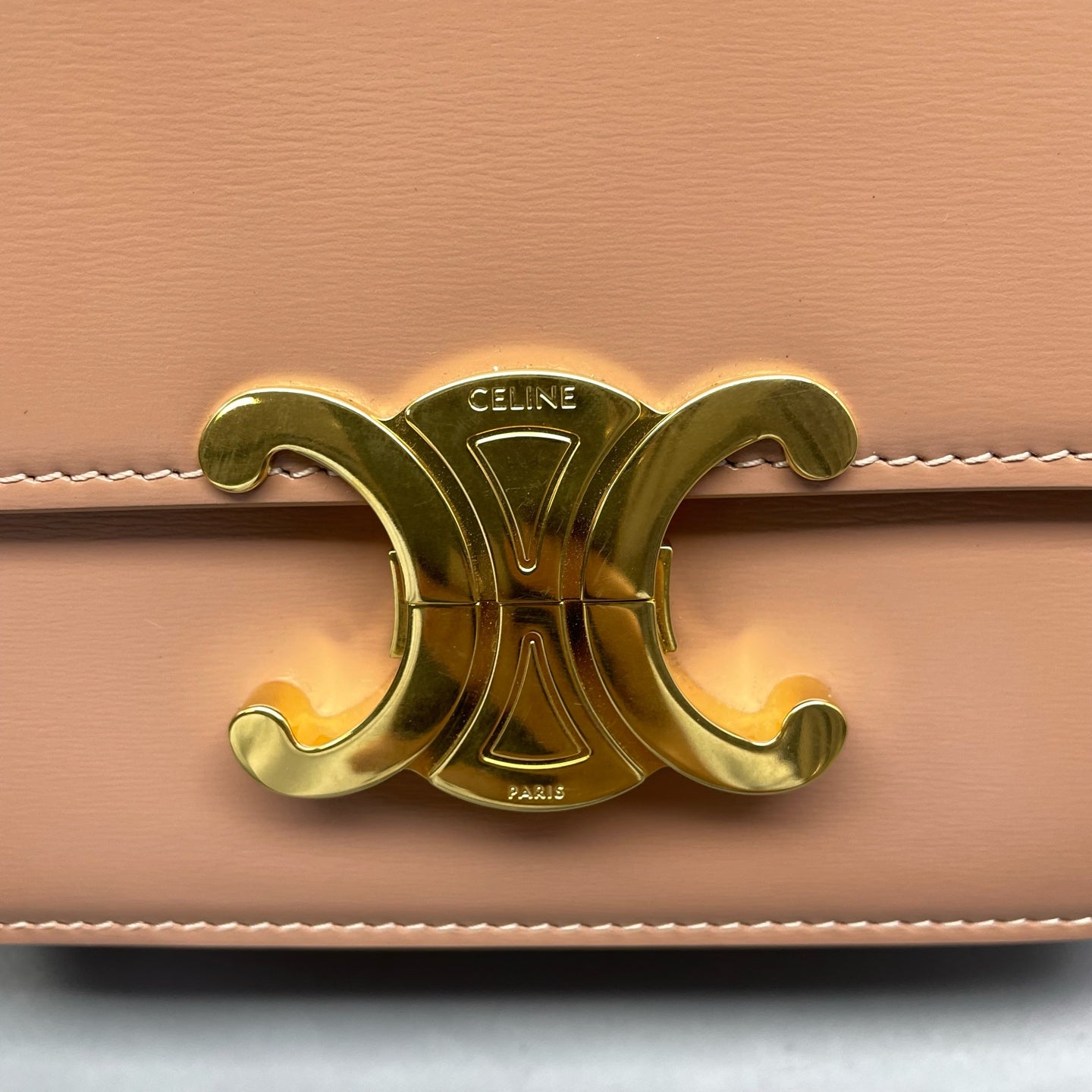 Celine - Teen Triomphe Bag - Leather - Pink - (mini)