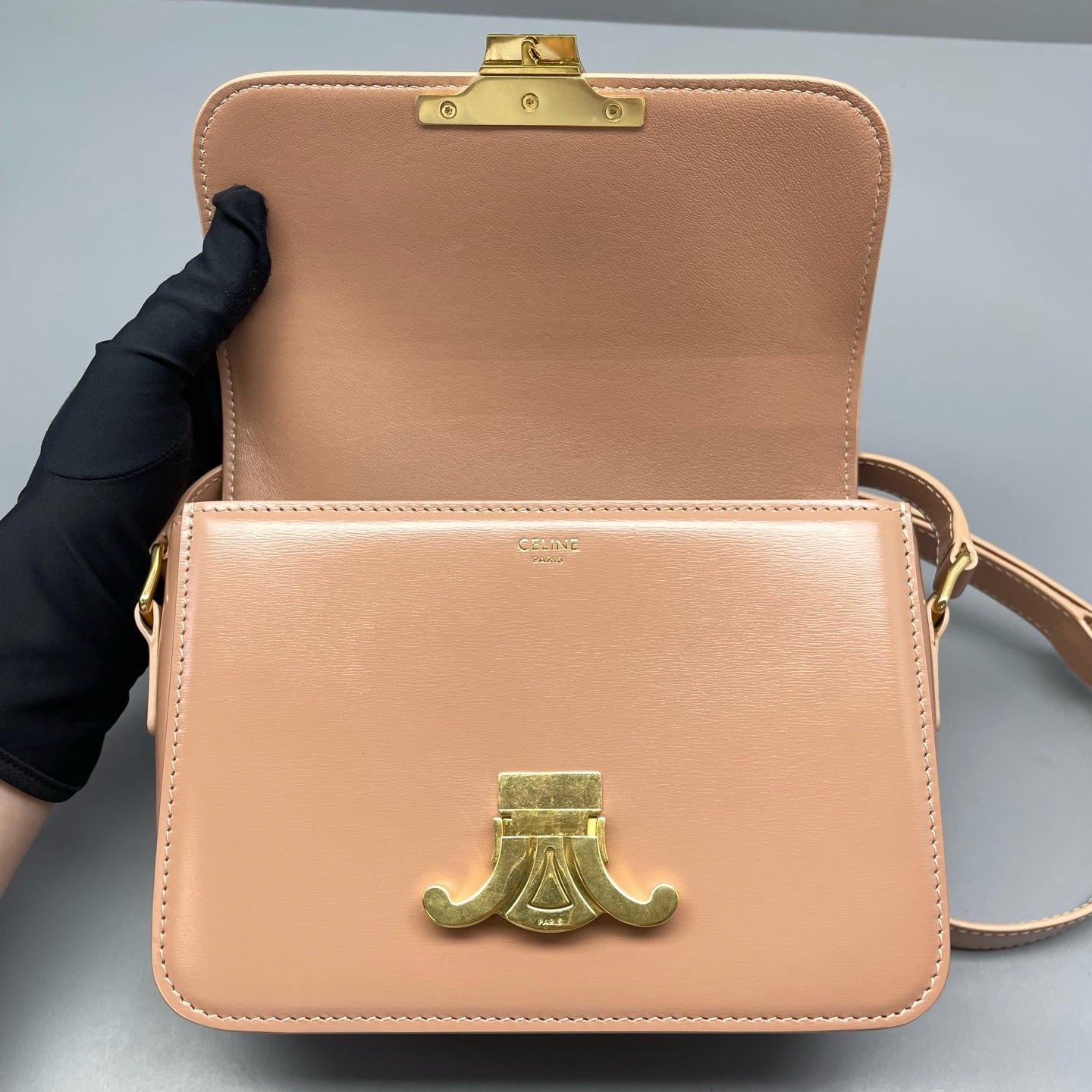 Celine - Teen Triomphe Bag - Leather - Pink - (mini)