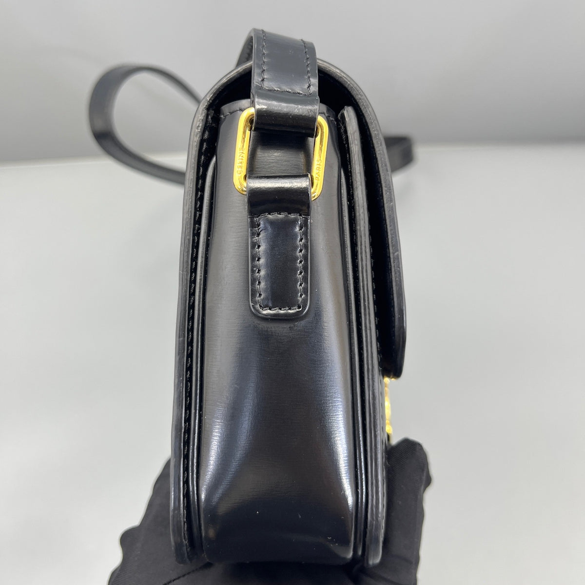 Celine - Teen Triomphe - Leather - Black - (mini)