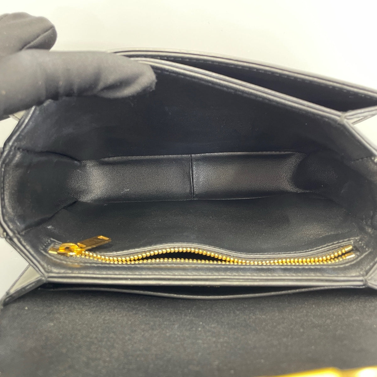 Celine - Teen Triomphe - Leather - Black - (mini)