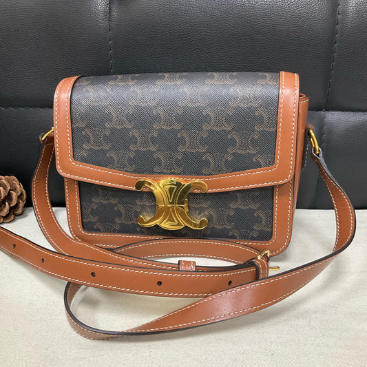 Celine - Teen Triomphe - Leather - Brown - (mini)