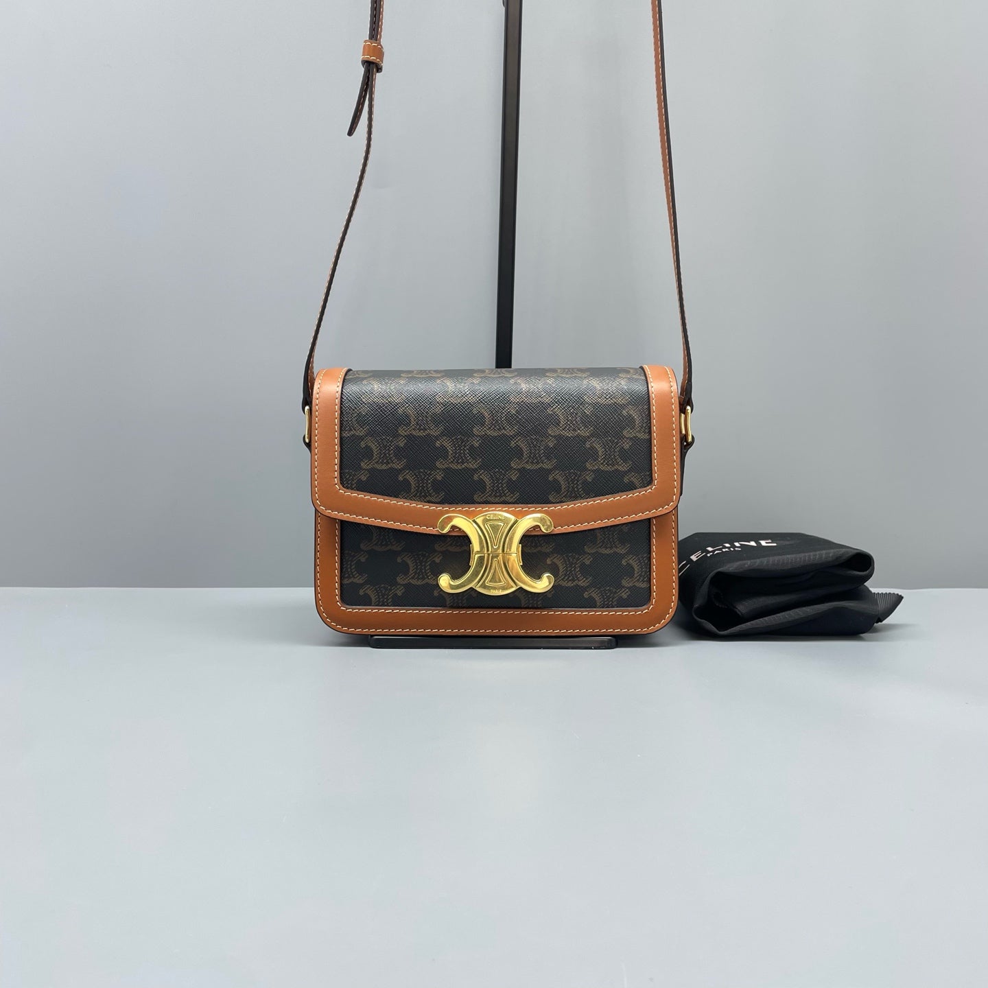 Celine - Teen Triomphe - Leather - Brown - (mini)